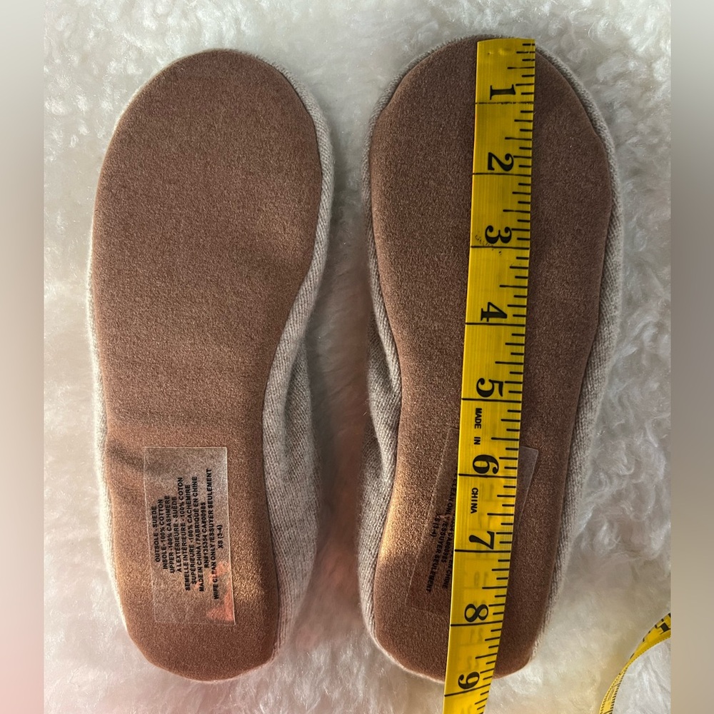 SKIN 100% Cashmere Slippers in Mocha Heather - Picture 6 of 8